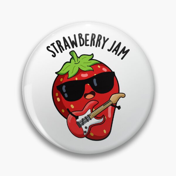 Item preview, Strawberry Jam Funny Fruit Pun  designed and sold by punnybone.