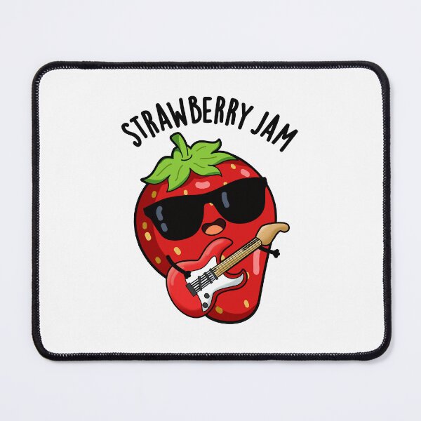 Item preview, Strawberry Jam Funny Fruit Pun designed and sold by punnybone.