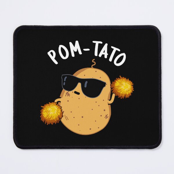 Item preview, Pom-tato Funny Potato Pun (Dark BG) designed and sold by punnybone.