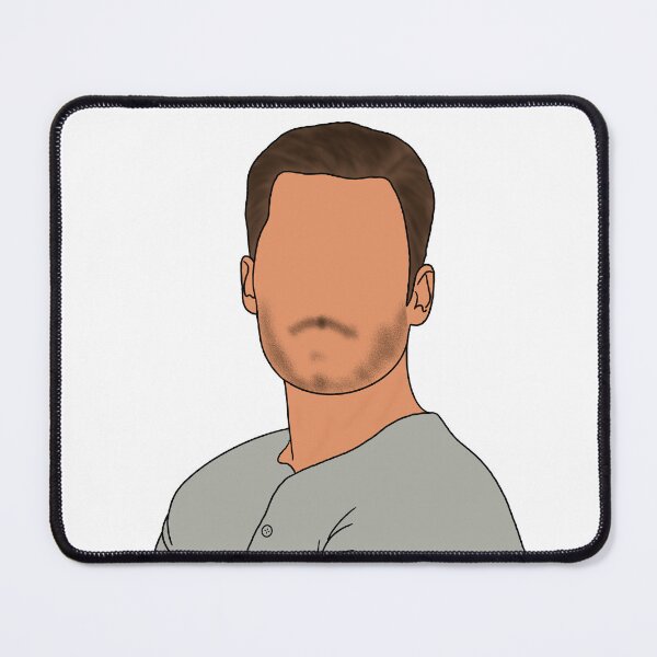 Item preview, Jay Halstead drawing grey shirt designed and sold by AnnesCreatives.