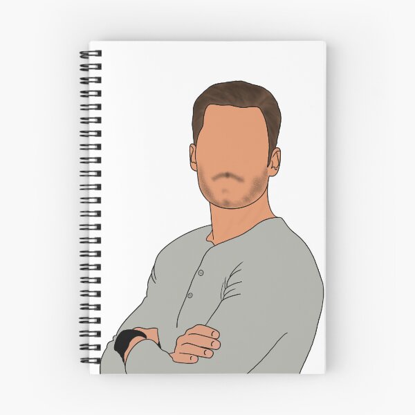 Item preview, Jay Halstead drawing grey shirt designed and sold by AnnesCreatives.