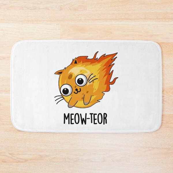 Item preview, Meow-teor Funny Meteor Pun  designed and sold by punnybone.
