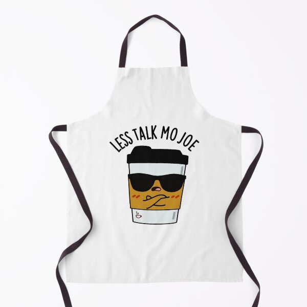 Item preview, Less Talk Mo Joe Funny Coffee Pun  designed and sold by punnybone.