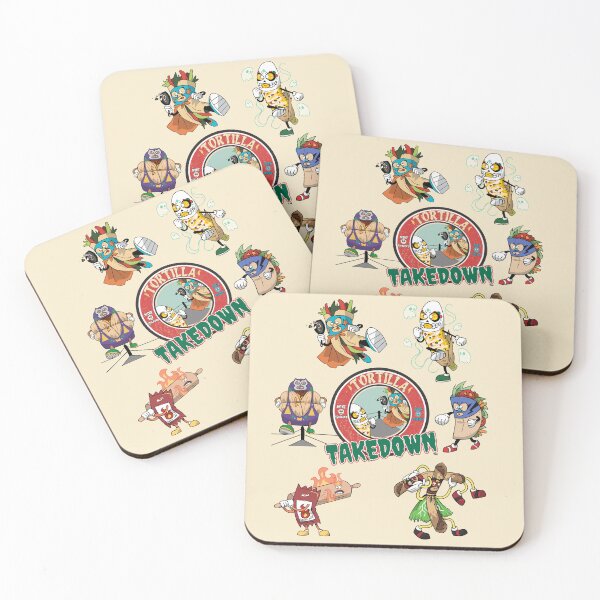 Item preview, Mexican Foods Mexican Wrestling from Tortilla Takedown designed and sold by LethalChicken.