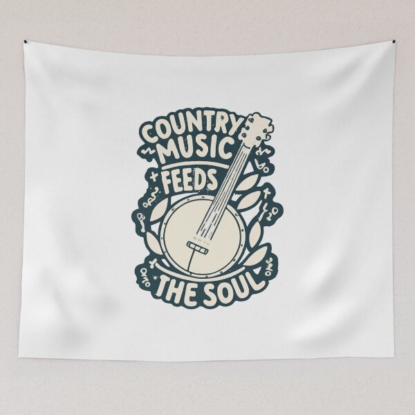 Item preview, Country Music Soul Banjo and Notes designed and sold by NiftyWrx.