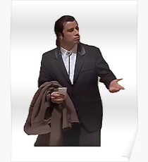 Confused Travolta Meme Poster