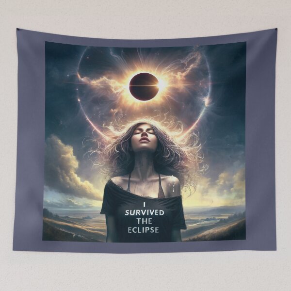 Item preview, I Survived the Eclipse 2024 designed and sold by PyxieZen.