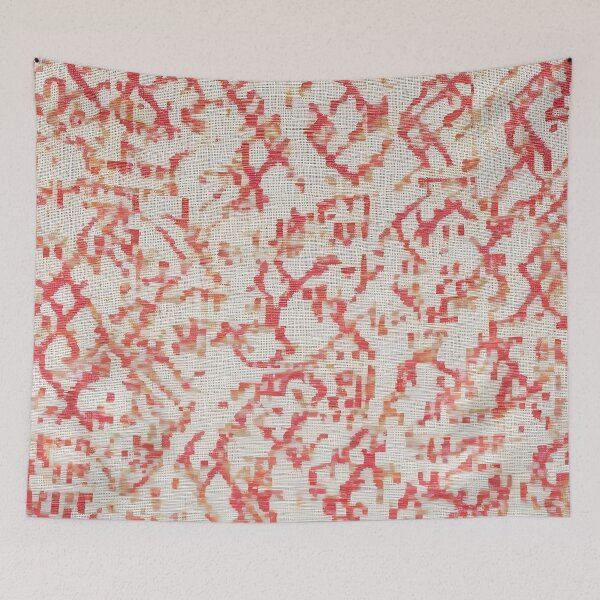 Item preview, Grey & Red Linen Design Elegant Textured Patterns designed and sold by Tamas Das.