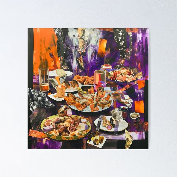 Item preview, Marine Feast Abstract Mosaic designed and sold by palmyst.