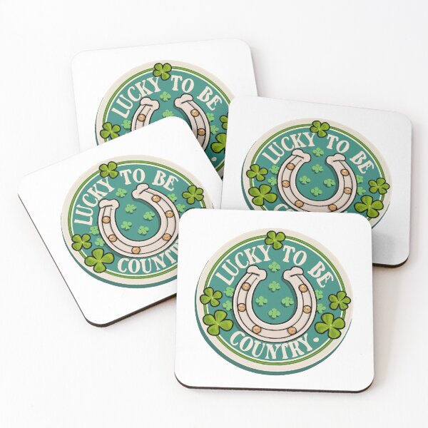 Item preview, Lucky to be Country Folk Art Horseshoe designed and sold by NiftyWrx.
