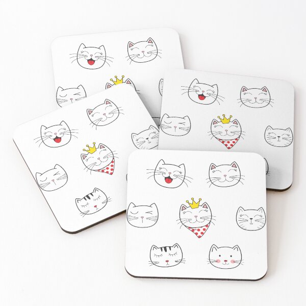 Item preview, Seamless cute cats designed and sold by Faissal Thomass.
