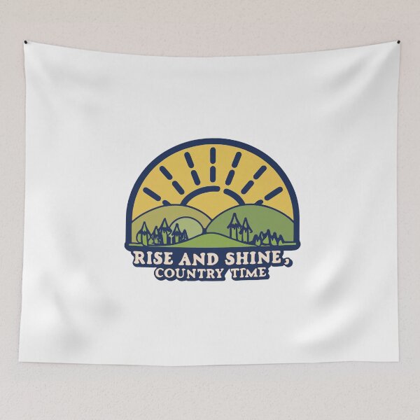 Item preview, Rise and Shine Country Time Scenic Sunrise designed and sold by NiftyWrx.