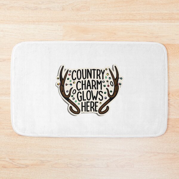 Item preview, Enchanted Antlers and Fairy Lights - Country Charm Quote designed and sold by NiftyWrx.