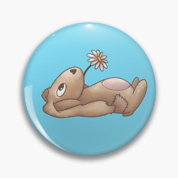Item preview, BunnyBear relaxing and taking a cozy break fith a flower designed and sold by AlexandraGregor.