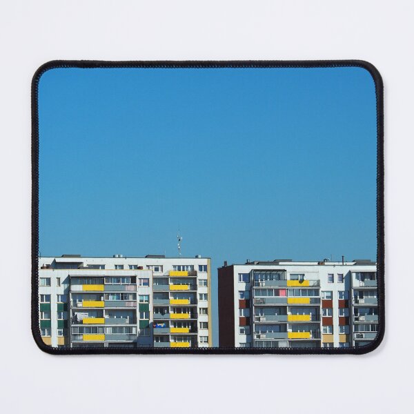 Item preview, Blocks of flats in blue sky designed and sold by bendrusmfoto.