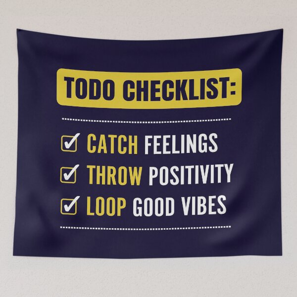 Item preview, Todo checklist: catch, throw, loop designed and sold by Code  Monkeys.