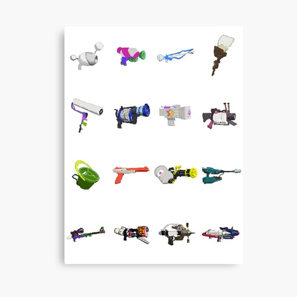 splatoon weapons art