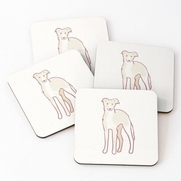 Item preview, Pale Saluki dog art  designed and sold by Mayarart.