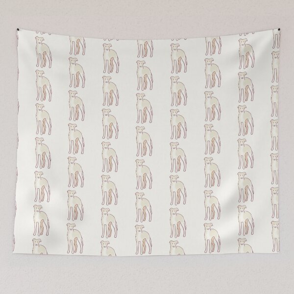 Item preview, Pale Saluki dog art  designed and sold by Mayarart.