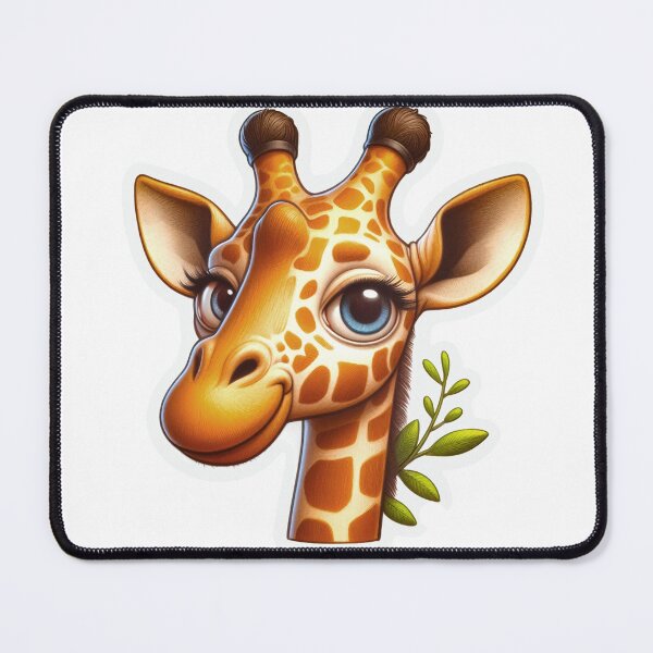 Item preview, "A smiling giraffe with love in its eyes". designed and sold by jardraz.