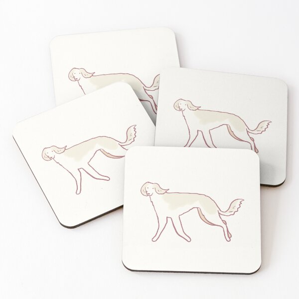 Item preview, Pale Saluki dog drawing  designed and sold by Mayarart.