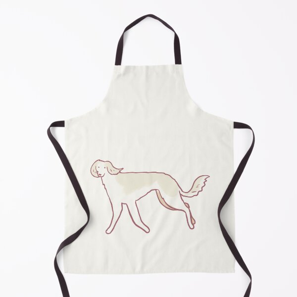 Item preview, Pale Saluki dog drawing designed and sold by Mayarart.