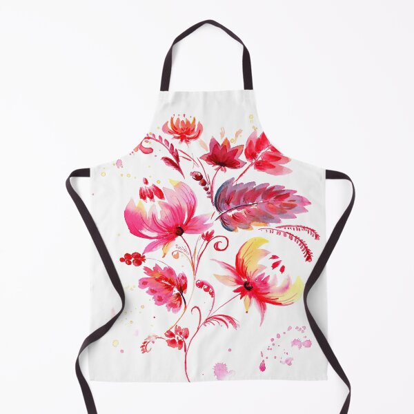Item preview, Watercolor Petrykivka, Ukrainian art designed and sold by TheArtOfNata.