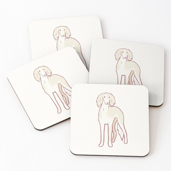 Item preview, Pale Saluki dog illustration  designed and sold by Mayarart.
