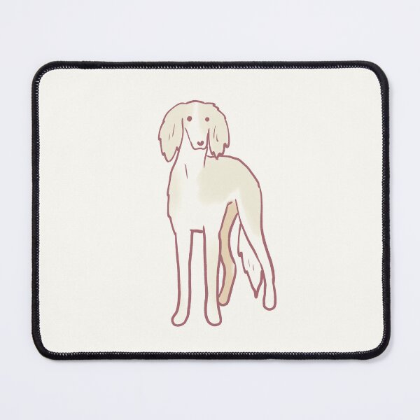 Item preview, Pale Saluki dog illustration designed and sold by Mayarart.