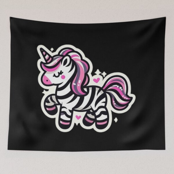 Item preview, Cute unicorn zebra designed and sold by Culmika.