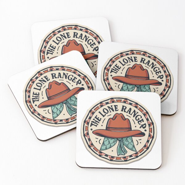 Item preview, Lone Ranger - Hand-Drawn Cowboy Hat & Bandanna Sketch designed and sold by NiftyWrx.