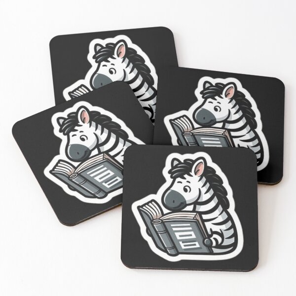 Item preview, Cute zebra reading  designed and sold by Culmika.