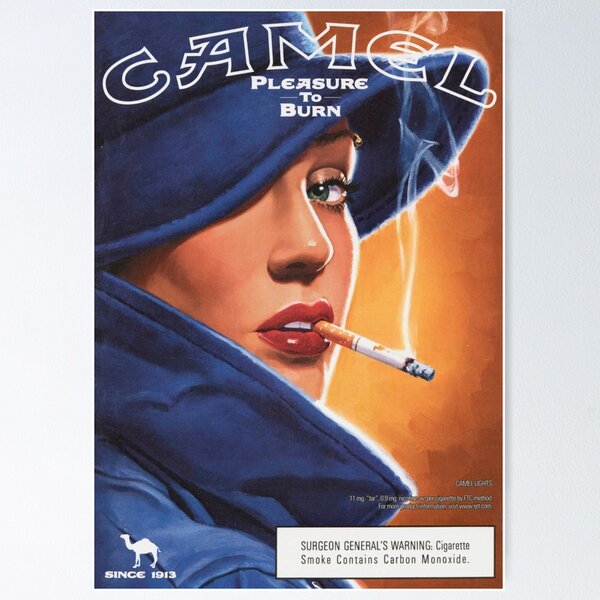Item preview, Camel Cigarettes Vintage Advertisement designed and sold by Lourdesch.