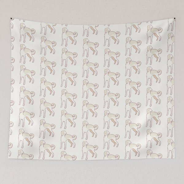Item preview, Cute Pale Saluki dog   designed and sold by Mayarart.