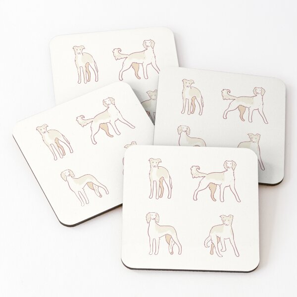 Item preview, pale saluki dog pack designed and sold by Mayarart.