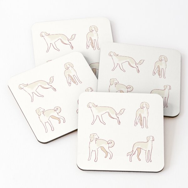 Item preview, pale saluki dog pack designed and sold by Mayarart.