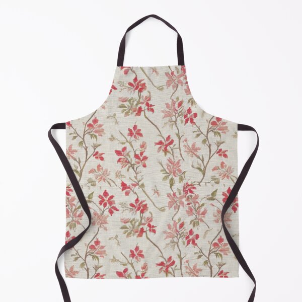 Item preview, Red Floral Linen Texture Art Classic Pattern designed and sold by Tamas Das.