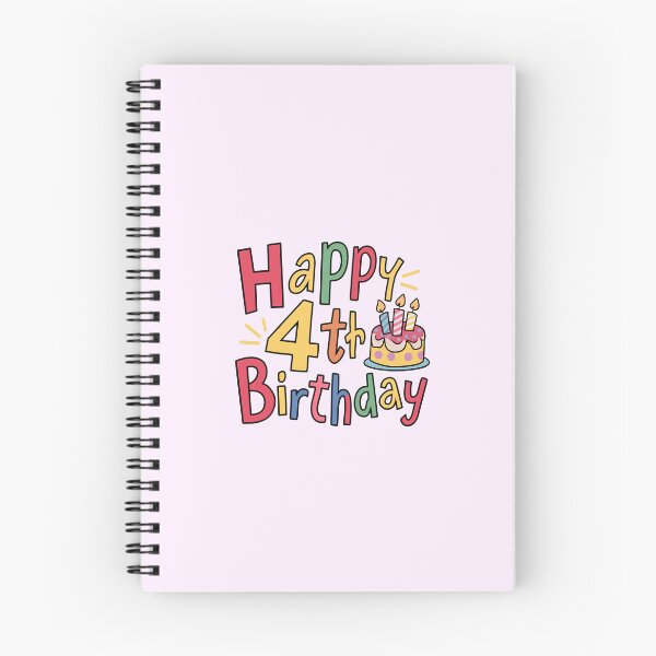 Item preview, Happy 4th Birthday designed and sold by Itsheartshop.