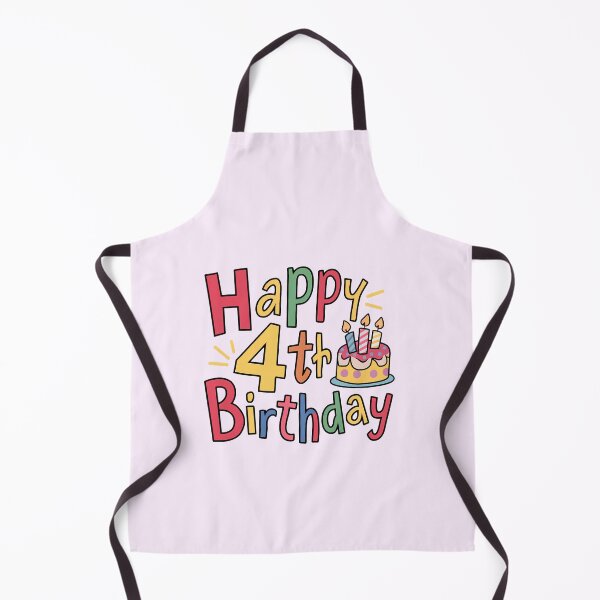 Item preview, Happy 4th Birthday designed and sold by Itsheartshop.
