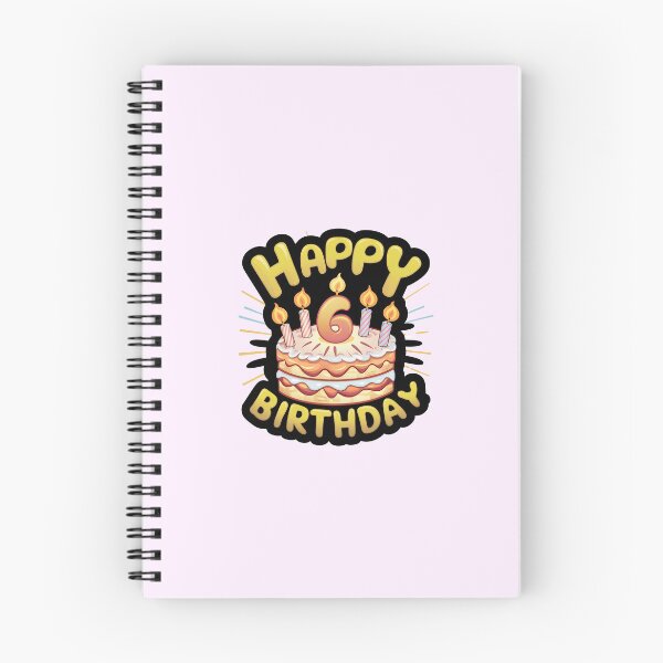 Item preview, Happy 6th Birthday designed and sold by Itsheartshop.