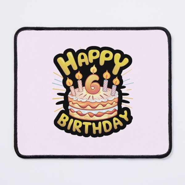Item preview, Happy 6th Birthday designed and sold by Itsheartshop.