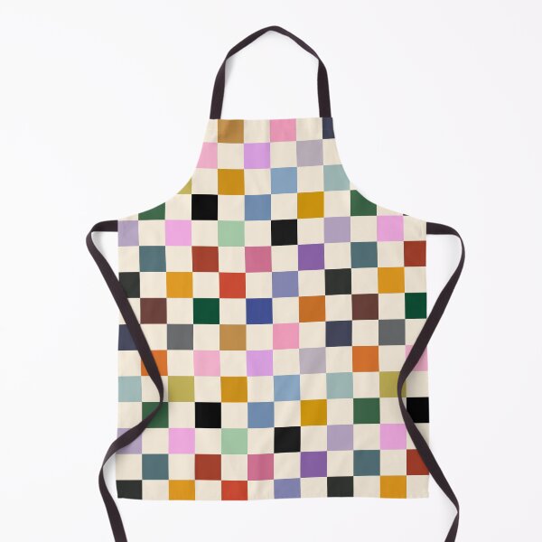 Item preview, Multi Colour on Cream Checkerboard Grid designed and sold by OneThreeSix.