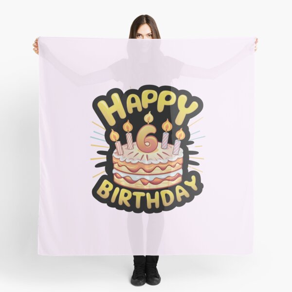 Item preview, Happy 6th Birthday designed and sold by Itsheartshop.