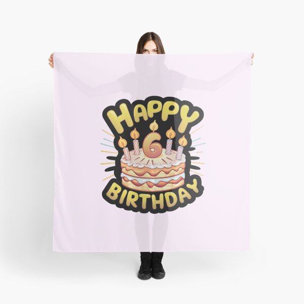 Item preview, Happy 6th Birthday designed and sold by Itsheartshop.