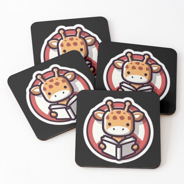 Item preview, Cute giraffe reading  designed and sold by Culmika.