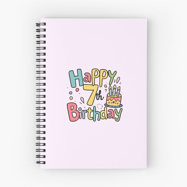 Item preview, Happy 7th Birthday designed and sold by Itsheartshop.