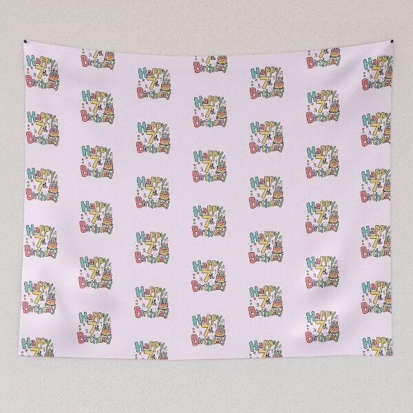 Item preview, Happy 7th Birthday designed and sold by Itsheartshop.