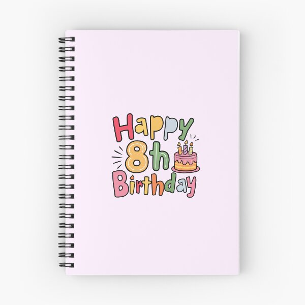 Item preview, Happy 8th Birthday designed and sold by Itsheartshop.