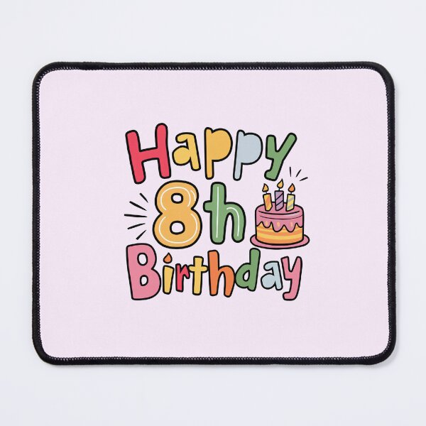 Item preview, Happy 8th Birthday designed and sold by Itsheartshop.