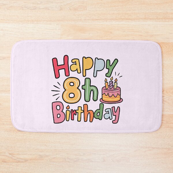 Item preview, Happy 8th Birthday designed and sold by Itsheartshop.